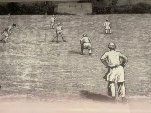 Parsi playing cricket